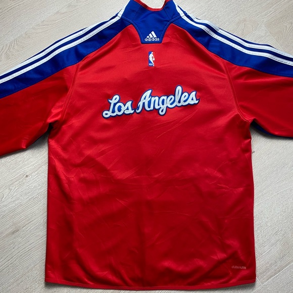 Los Angeles Clippers Adidas Activewear NBA Zip Up Sweater - Picture 5 of 14
